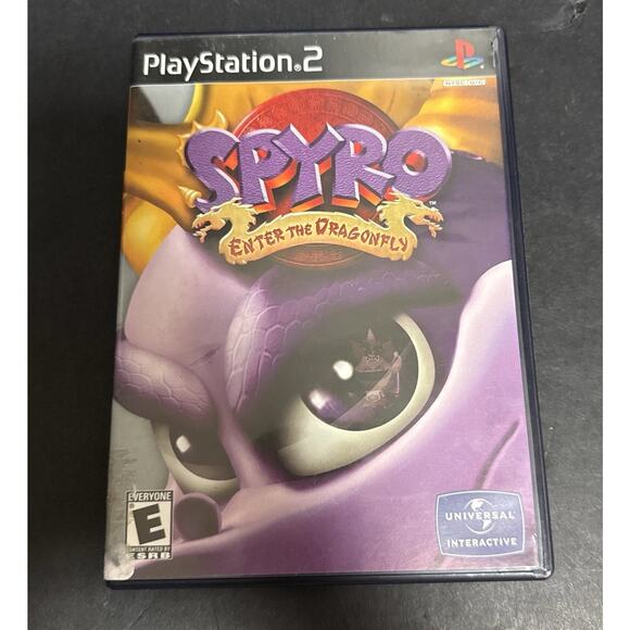 Spyro Enter the Dragonfly Sony Playstation 2 PS2 Video Game Tested Universal - Picture 1 of 3